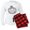 thumbnail image 6 of CafePress - Glittery Pumpkin - Men's Long Sleeve Light Pajama Set, 6 of 7