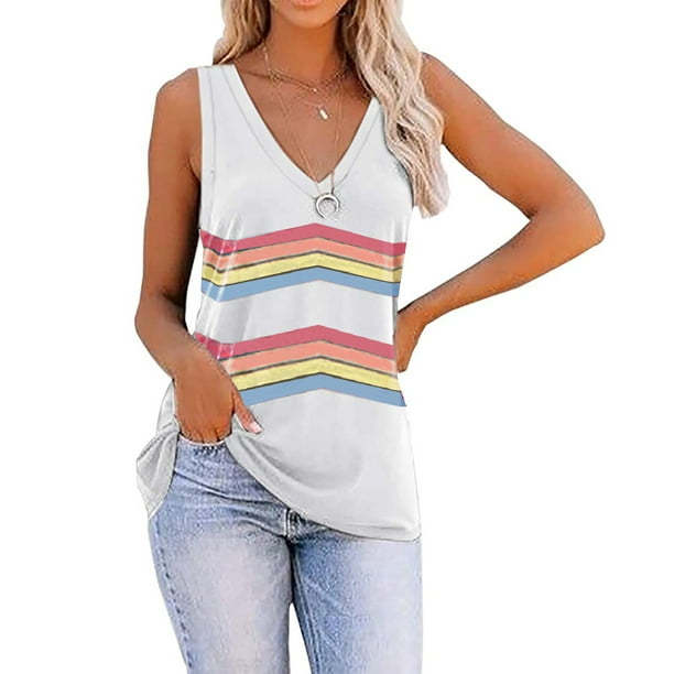 NEW Tank Tops for Women, Cute Sleeveless V Neck Workout Tops