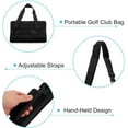 thumbnail image 4 of Lightweight Carry Bag, Mini Golf Club Bag with Adjustable Strap for Men Women Golfer Pouch Driving Range Carrier Course Training Practice Case, 4 of 7