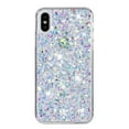 thumbnail image 6 of For iPhone XR Case,Cute Glitter Bling Twinkle Stardust with Drop Protection Shockproof Soft TPU Slim Flexible Phone Case Girls/Women Protective case for iPhone XR,Anti Scratch,White, 6 of 6