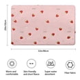 thumbnail image 3 of Strawberry Plants Fruit Bathroom Rugs Mat,Non Slip Microfiber Bathroom Rug,Rubber Backing,Soft Bathroom Mats for Bathroom Floor,Tub and Shower,20x32in(50x80cm), 3 of 5