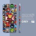 thumbnail image 3 of Case For Redmi Note 12 11 11T 11R 9 9S 8 7 7S PRO PLUS 4G 5G Simple Liquid silicone Case Marvel Cartoon Iron Spider-Man Poster, 3 of 5
