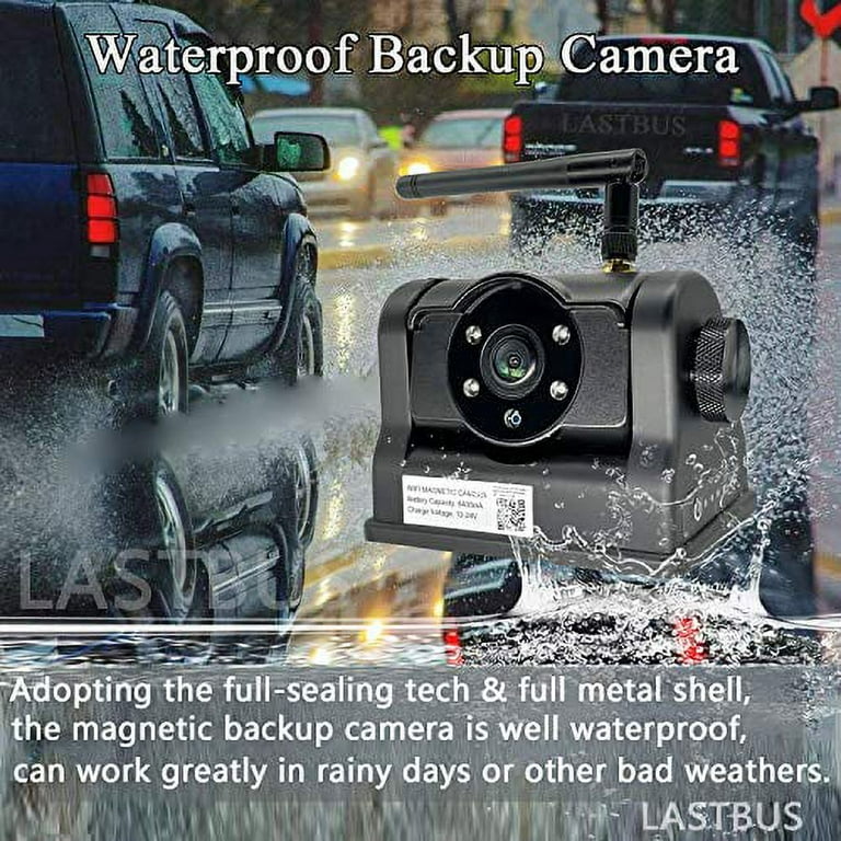  MHCABSR Magnetic Wireless Backup Camera with 4.3