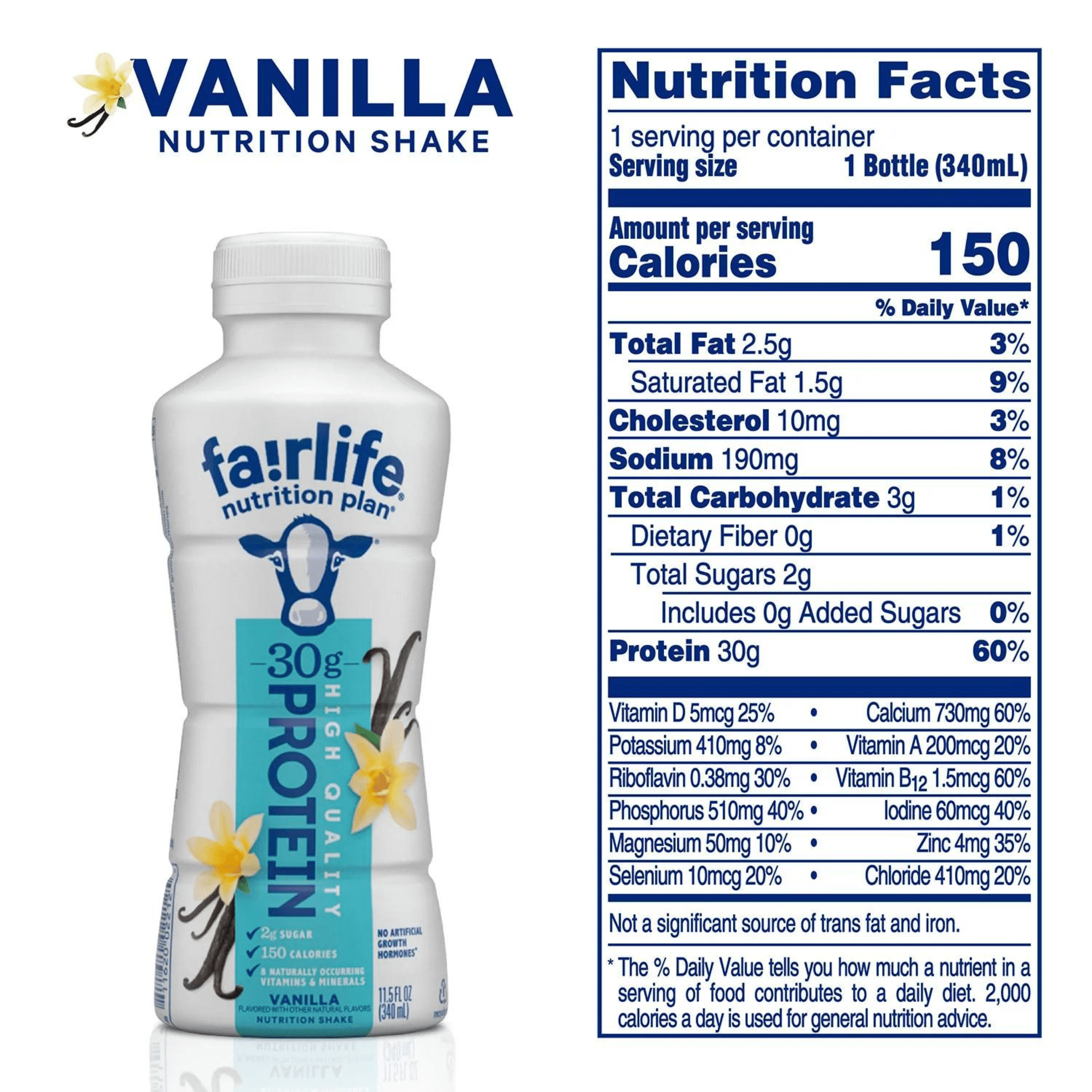Fairlife Nutrition Plan 30g Protein Shake, Sampler Pack (11.5 fl. oz, 8 Pack)