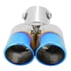 thumbnail image 1 of Universal 2.4in Stainless Steel Exhaust Tip Pipe Auto Car Modification Accessory, 1 of 5