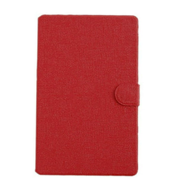 stanreset New 8 Inch 3D Phone Screen Magnifier Stereoscopic Amplifying Desktop Foldable Leather Bracket Mobile Phone Holder Tablet Holder Red 8 inch 1Set