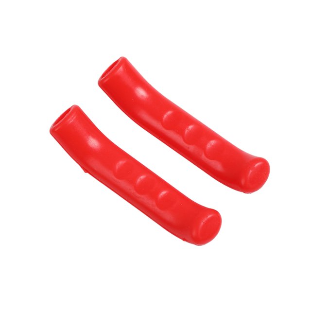Funda de palanca de freno de bicicleta Toystoory 2 unids/set Gel de sílice Rojo