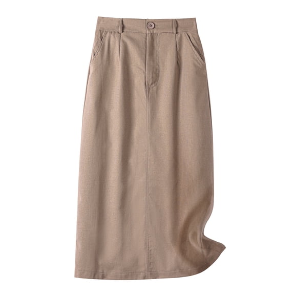 DARING DIVA Women's Spring Summer Skirt X-Small Brown