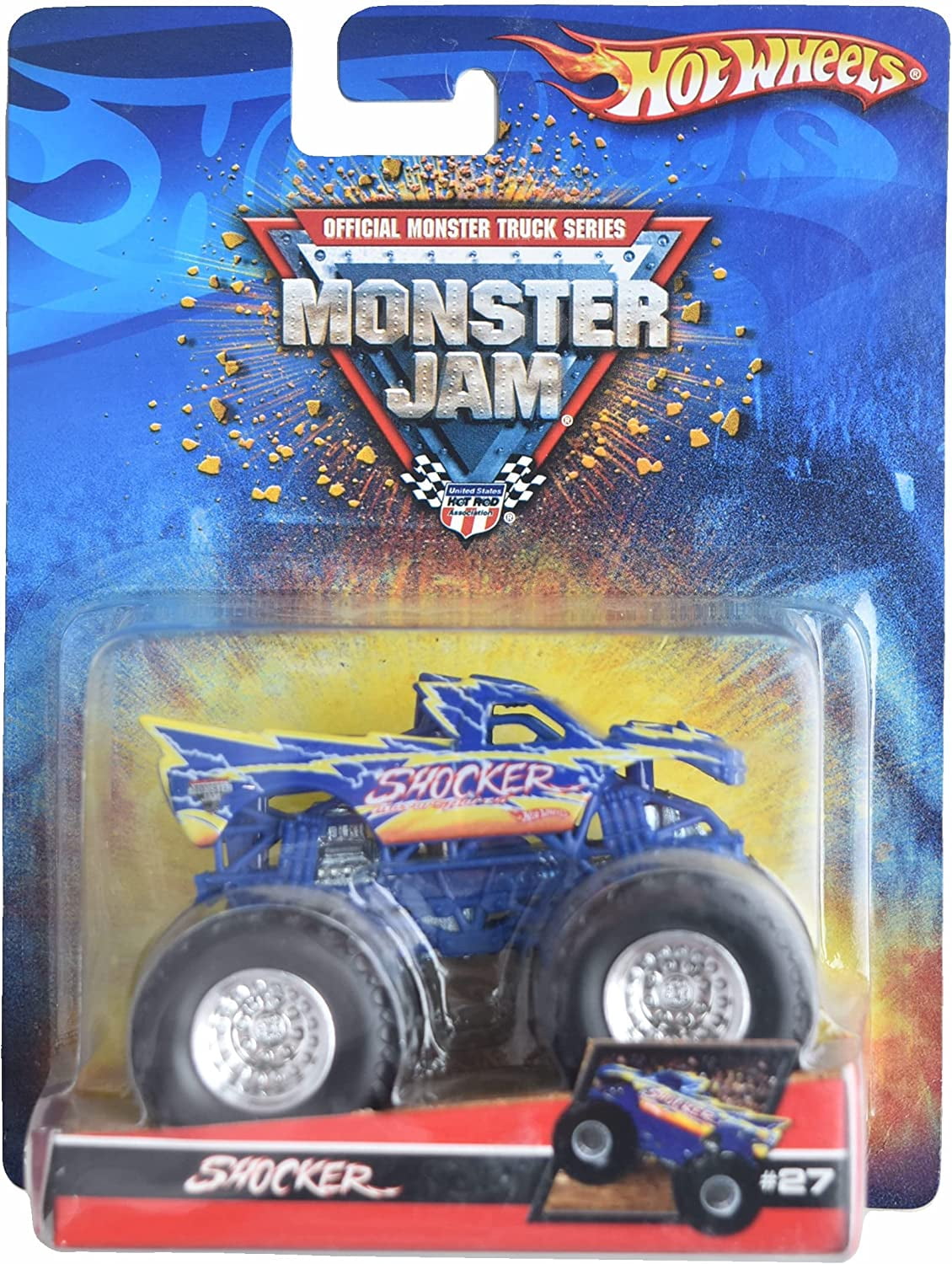 Hot Wheels Monster Trucks Shark Spin Out de jogos Conjunto
