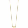 thumbnail image 2 of 10K Yellow Gold Small Initial Necklace (18 X 10) Made In United States 10xna654y, 2 of 5