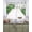 Gray, variant on St. Patrick's Swag Valances for Windows, Small Curtains Drapes, Lucky Shamrock Green Eucalyptus Floral Plants Kitchen Window Curtains Over Sink Window Treatment Valance for Bedroom/Bathroom 56"x36"