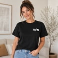 thumbnail image 2 of Mama Motherhood Graphic T-Shirt, Retro Tour Style Unisex Tee, 2 of 9