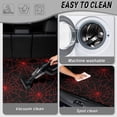 thumbnail image 3 of Yspwyqan Universal Car Trunk Mat 29" x 39", Grip-Backed Season-Ready Rear Cargo Mat, Red Spider Web Easy-Care Auto Interior Accessory Fit for Most Sedans SUVs Wagons, 3 of 7