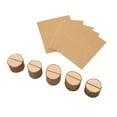 thumbnail image 1 of Portatarjetas de madera de 1,2 pulgadas de ancho, estilo rústico, estable, ampliamente utilizado, soportes para números de mesa con tarjetas para fiesta y boda, 5 uds., 1 of 12