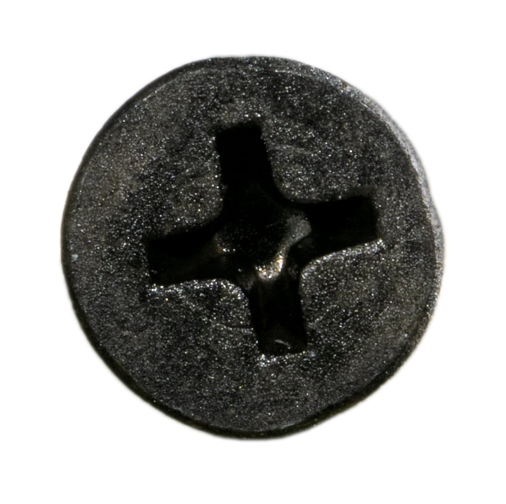 #6 x 1" Black Phosphate Steel Coarse Thread Phillips Bugle Head Drywall Screws DWSCR-062
