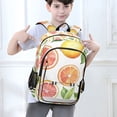 thumbnail image 6 of FORMRS Unisex School Backpack 17" Student Travel Bag with Laptop Compartment, Candy Orange, 6 of 7