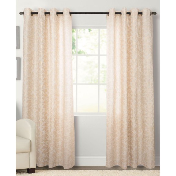 Natco Home Kailey Botanical Grommet Single Curtain Panel