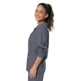 thumbnail image 2 of Landau Scrub Zone Unisex Relaxed Fit 2-Pocket Snap-Front Scrub Jacket 75231, 2 of 5
