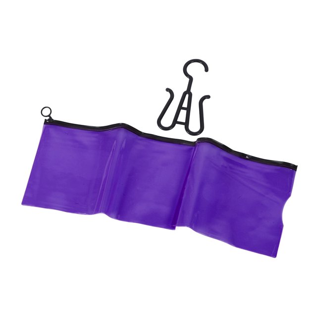 Sac de Rangement pour Perruques Transparent PVC Support d'Extension de Cheveux avec Cintres Grande Taille