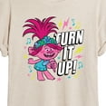 thumbnail image 3 of Trolls - Turn It Up - Juniors Ideal Flowy Muscle T-Shirt, 3 of 5