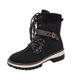 thumbnail image 4 of NECHOLOGY Botas Mujer Adulto Femenino Zapatos Botines para mujer Botas de mujer Botas de nieve de Cremallera Durable al libre Mantener caliente Botines de invierno Botas cálidas para damas (Black, 9), 4 of 5