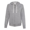 thumbnail image 1 of Jerzees B50835085 Womens Snow Heather French Terry Full-Zip Hooded Sweatshirt, Charcoal - Large, 1 of 1