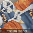 thumbnail image 7 of Orange Blue Pumpkins Fall Throw Pillow Cover 12 x 20 Inch Decorative Pillow Cover Thanksgiving Eucalyptus Vintage Lumbar Pillowcase Seasonal Rectangle Cushion Case for Couch Sofa Bed Living Room, 7 of 7