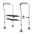 thumbnail image 6 of Steel Adjustable Toilet Support Frame Handrails Safety Rails, 330lbs Load Bathroom Handicap Grab Bars Rails for Seniors, 6 of 17