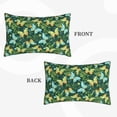 thumbnail image 2 of Fotbe tropical butterflies and plants Pattern Pillow Cases - Envelope Closure - Luxury, Extra Soft, Cooling Pillow Covers - Wrinkle, Fade, Stain Resistant-14"x20", 2 of 6