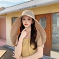 thumbnail image 7 of Sun Hats for Women Sun Protection Wide Brim Shawl with Neck Flap Hiking Visor Hat Outdoor Summer Beach, 7 of 7