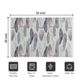 thumbnail image 5 of Pink and Grey Watercolor Feather Pattern Door Rugs,Washable Non Slip Door Mats Indoor,Decorative Door Mats,Entry Mat Indoor for Entrance,Bedroom,Kitchen,Bathroom,20"x32", 5 of 6