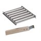 thumbnail image 1 of Rodillo para salchichas para parrilla, soporte para salchichas para barbacoa, vaporera para barbacoa, accesorios esenciales para acampar para parrilla, 1 of 5