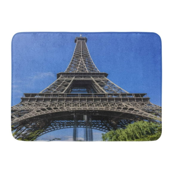 YUSDECOR The Tour Eiffel Tower Close Up is Tallest Structure in Paris and Most Visited Monument World France Rug Doormat Bath Mat 23.6x15.7 inch