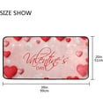 thumbnail image 3 of Coolnut Valentine's Day Love Heart Kitchen Rug, 39"x20" Non-Slip Bath Rugs, Anti Fatigue Runner Comfort Floor Mat for Kitchen Washroom Bedroom, 3 of 7