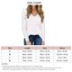 thumbnail image 4 of Camiseta con cuello en V, camiseta holgada de manga larga de verano con cuello en V para mujer, camiseta holgada, estética elegante, 4 of 4