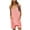 Pink, variant on Valentines Day SEMPAI Women's Solid Neck Sleeveless Casual Short Jumpsuit Rompers With Pockets