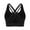 Black(New), variant on Women's Sports Bra Shock Absorbing Running Bra Backless Wrap-Around Bra Lifts and Supports the Bust