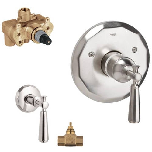 Grohe K1926634124RV4EN0 Kensington Tub and Shower Valve Kit, Brushed