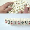 thumbnail image 4 of 144PCS Chinese Mahjong Set Traditional Classic Tile Game Mini Mahjong for Travel, 4 of 5