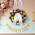 thumbnail image 5 of YWIYIUD Easter Rabbit Doll for Wreath,Easter Rabbit Wreath Decorations,Easter Door Decoration Hanging Welcome Sign Rabbit Wreath Kit Easter Spring Wreath, Spring Home Door Wall Hanging Decor, 5 of 7