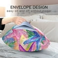 thumbnail image 4 of Yayeee Pillowcase Queen Size Set of 2 Satin Wrinkle Resistant Envelope Pillow Case, Gradient Starfish Pattern, 4 of 8