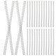 thumbnail image 1 of 100Pcs Loose Leaf Binder Rings Notebook Spiral Binding Coils Double Loop Wire Binding Rings, 1 of 4