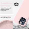 thumbnail image 6 of Entronix Silicone Case Designed for Apple iPhone 16 Pro Liquid Silicone Case, Shockproof Slim Case Built for Apple iPhone 16 Pro, Light Pink, 6 of 6