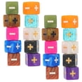 thumbnail image 4 of Miangastore 20pcs Acrylic Math Teaching Dice Math Calculation Props Multi-use Kids Playthings, 4 of 9