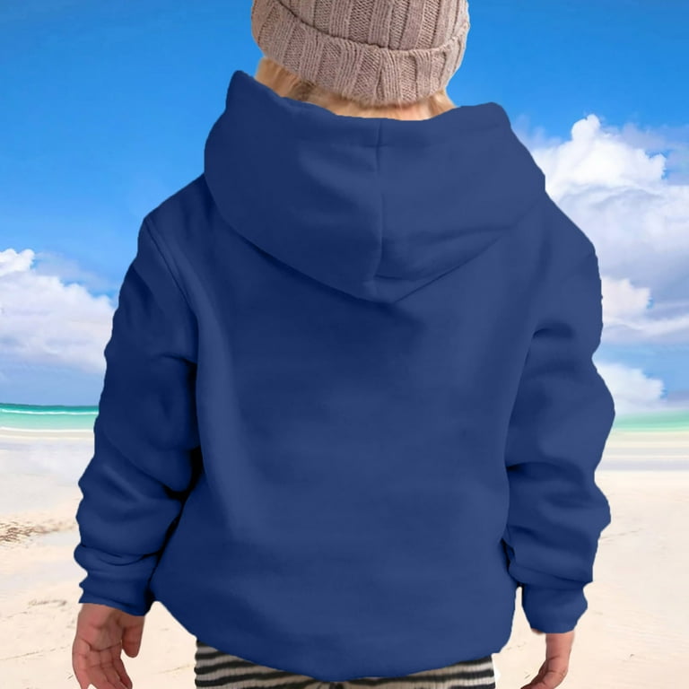 SERTG Child and Child Hoodie Sweatshirt Cotton Casual Pocket