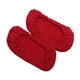 thumbnail image 2 of Cubiertas para reposabrazos de silla perfecl 2 pares poliéster Rojo negro, 2 of 8
