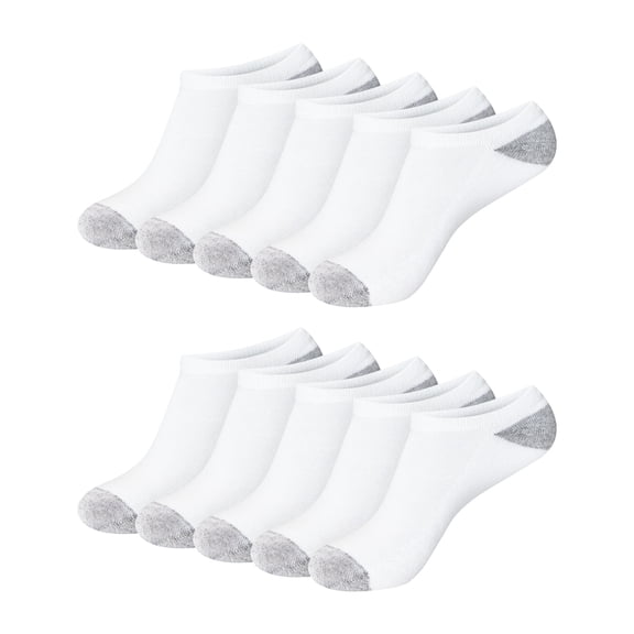 Hanes Women's Cool Comfort No Show Socks, 10-Pair Value Pack