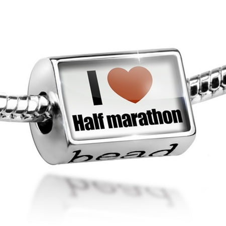 Bead I Love Half Marathon Charm Fits All European
