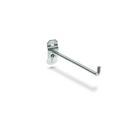 

Triton Products® LocHook 6 Single Rod 90-Degree Bend 1/4 D Zinc Plated Steel Pegboard Hook for LocBoard 5pk