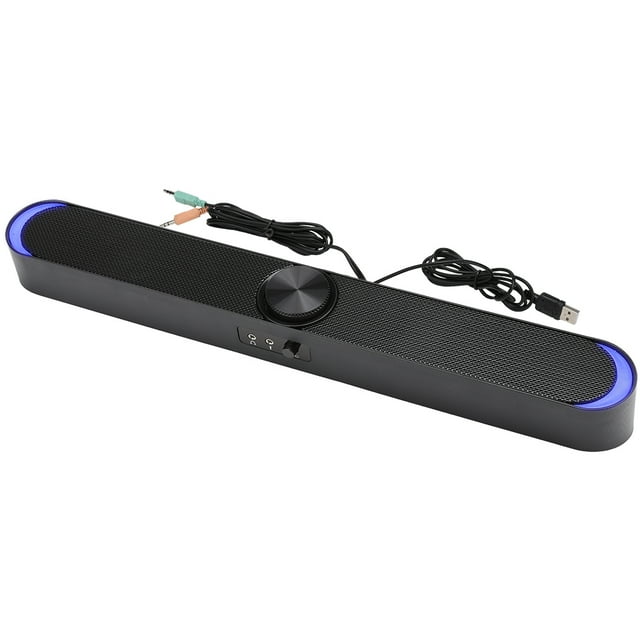 SADA V-198 Computadora Audio Hogar Escritorio Portátil Mini Altavoz Auriculares Doble Uso (Negro)